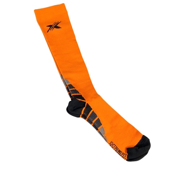 new Extreme Fit ✔︎ Compression Socks ✔︎ Orange + Black ✔︎ Small / Medium ✔︎ - Picture 10 of 11